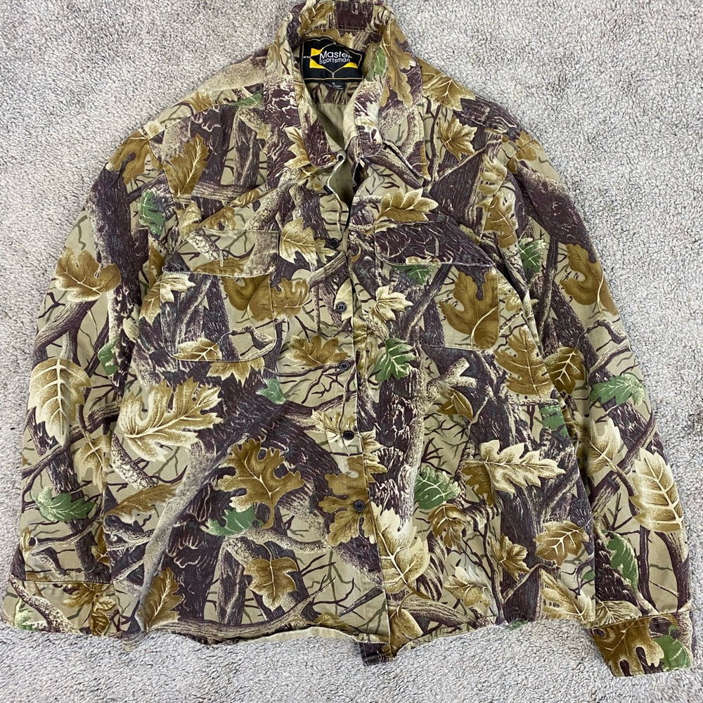 Vintage 90s realtree heavy duty‎ button up